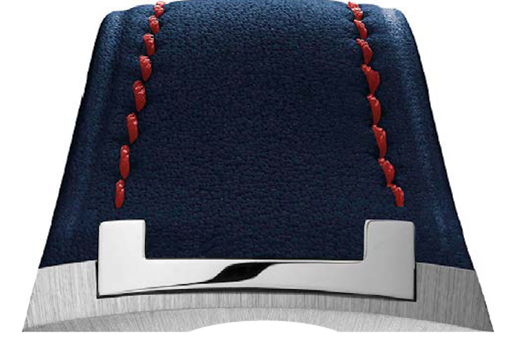 Czapek Strap Antarctique Passage de Drake Leather Blue Red Stitch Leather Blue Red Stitch Image 1