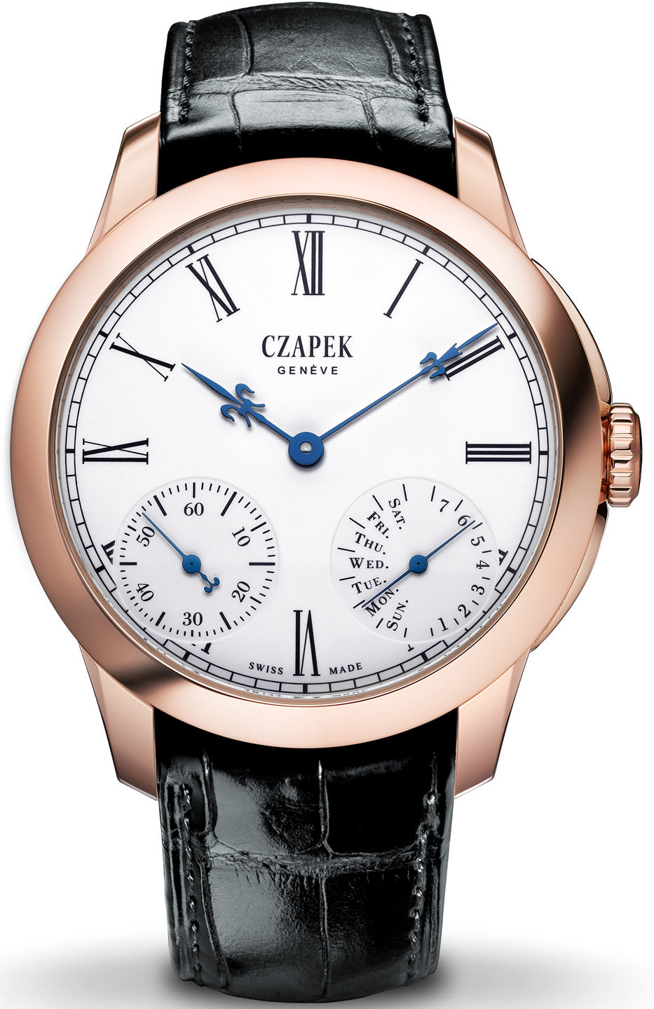 Czapek Watch Quai des Bergues Guilloche Ricochet Gold No.33S Limited Edition Quai des Bergues Guilloche Ricochet Gold No.33S Image 1