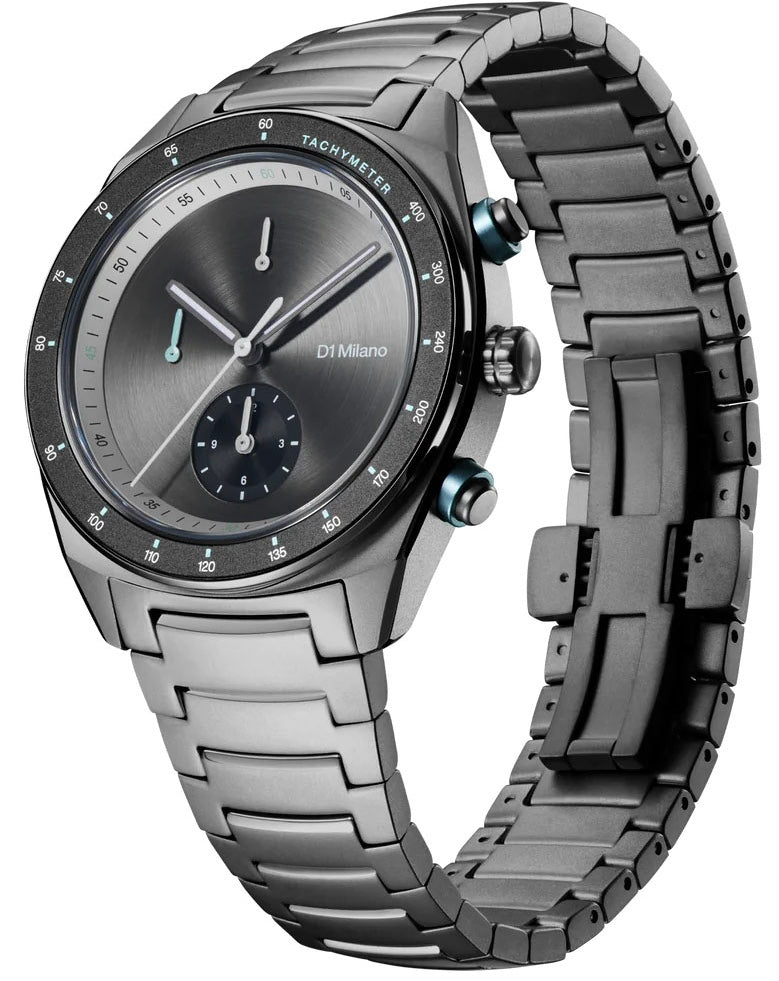 D1 Milano Chronograph Essential Black Watch CHBJ21 Image 2