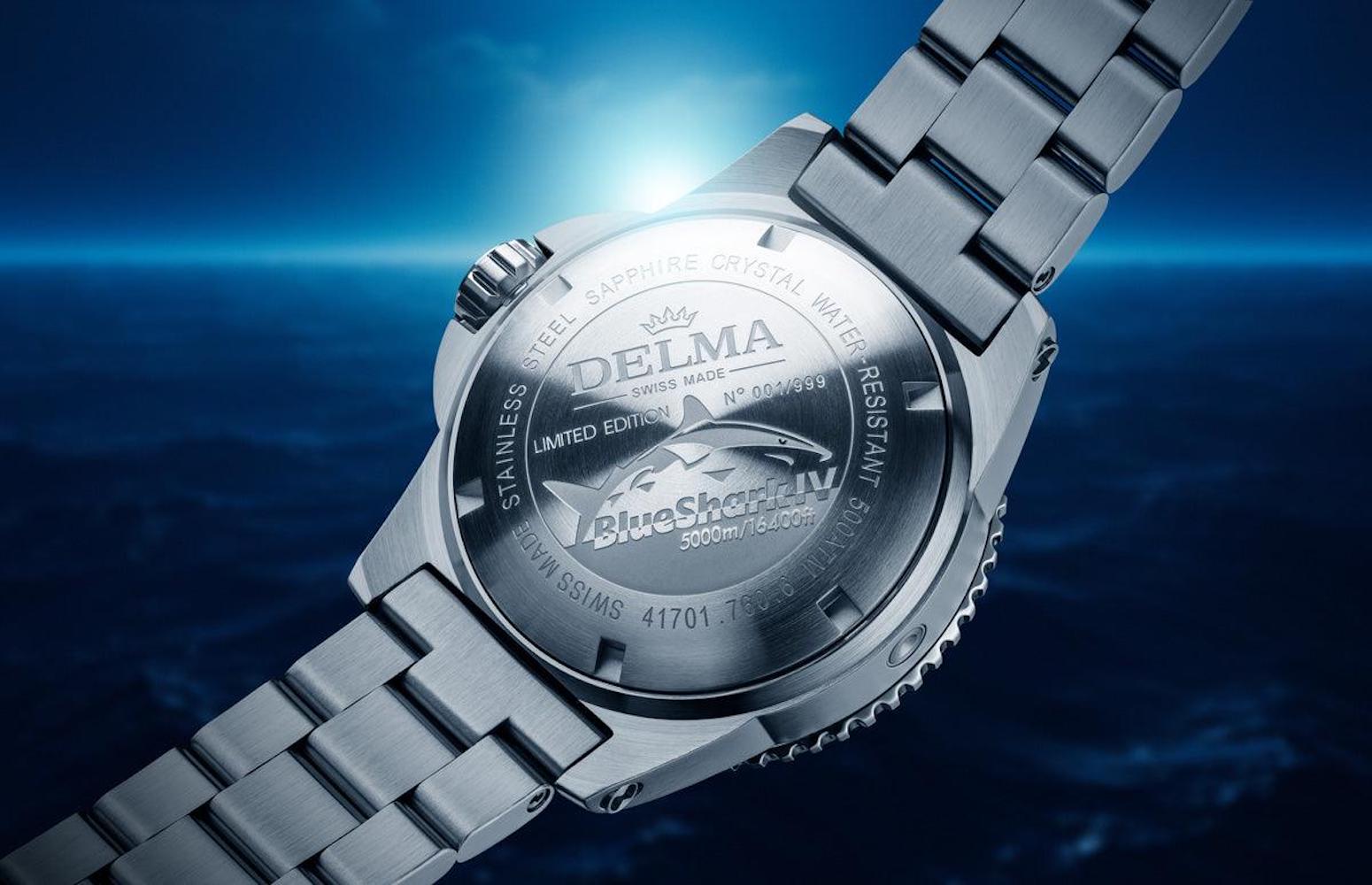 Delma Blue Shark IV Orange Limited Edition Watch 41701.760.6.154 Image 4