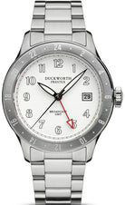Duckworth Prestex Broadgate GMT White Bracelet Watch D760-02-ST
