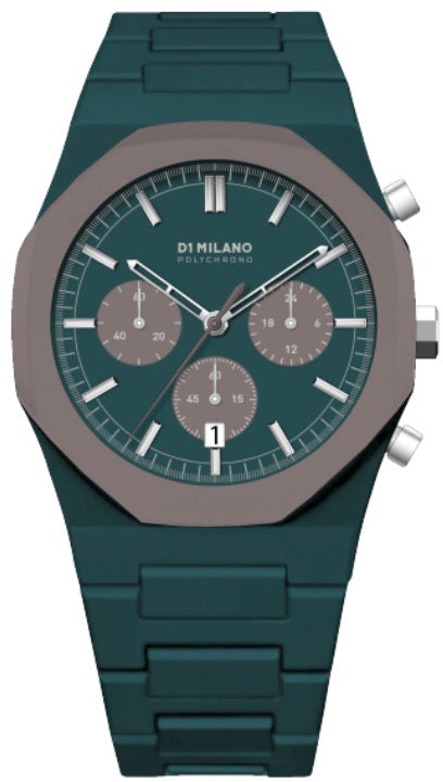 D1 Milano Watch Polychrono Petrol Blast PHBJ06