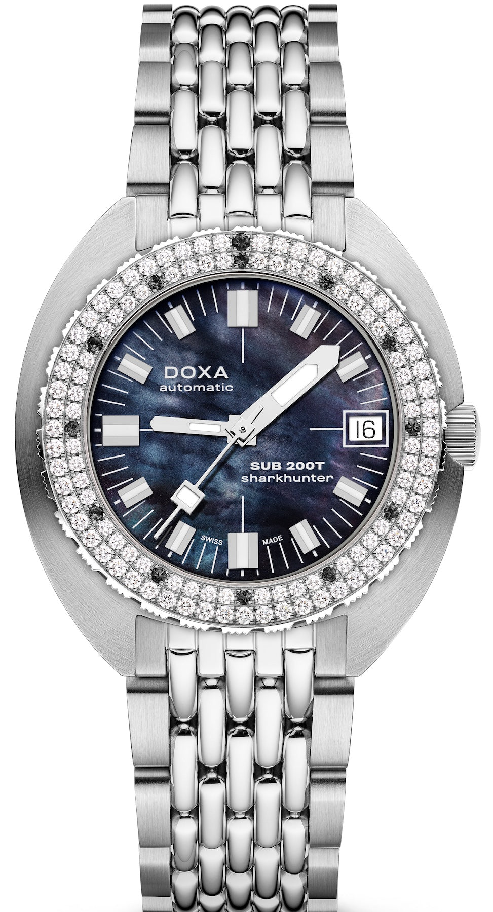Doxa Watch SUB 200T Diamonds Sharkhunter 804.10D.101.10