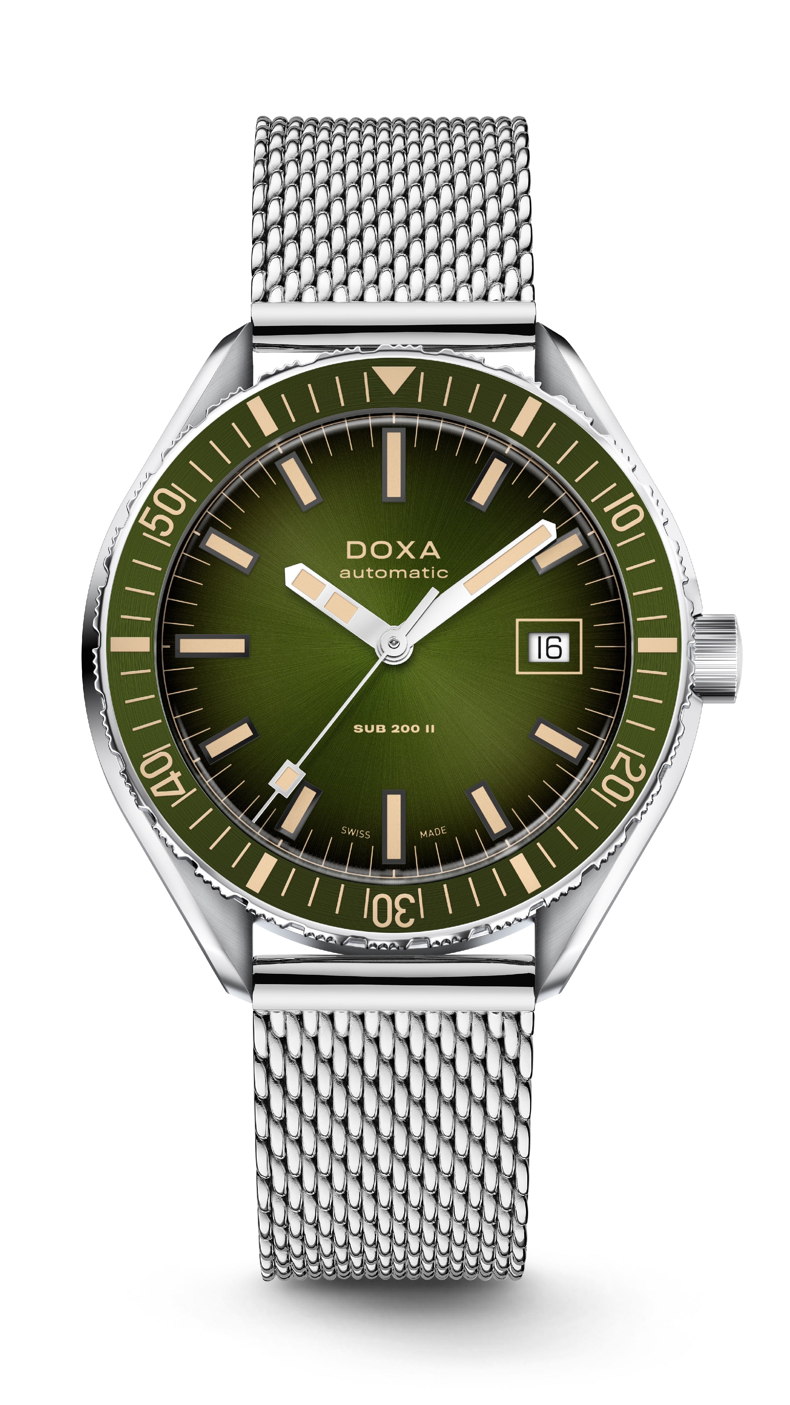 Doxa Sub 200 II Sea Emerald Steel  Watch DXA-331 Image 1
