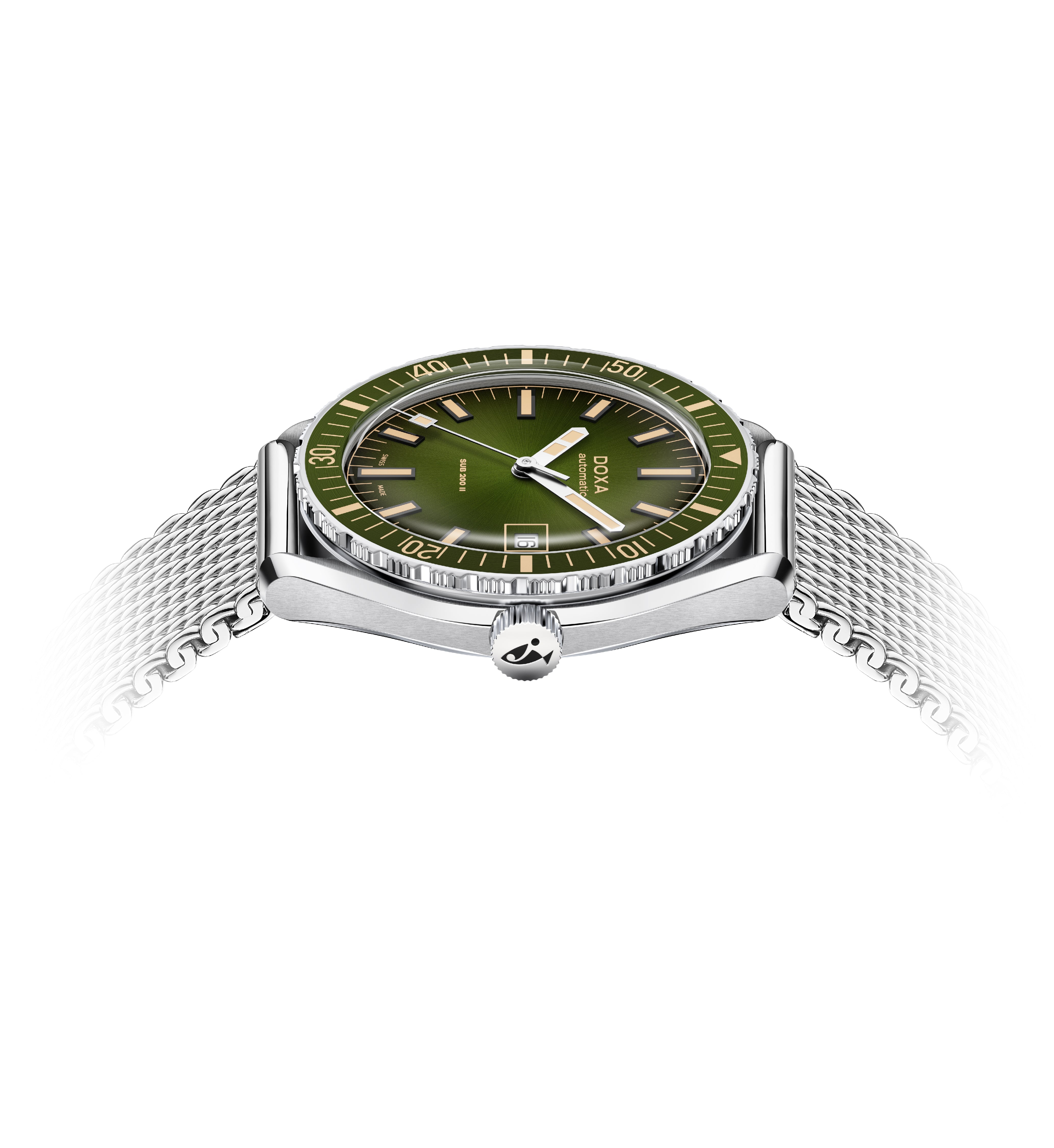 Doxa Sub 200 II Sea Emerald Steel  Watch DXA-331 Image 3