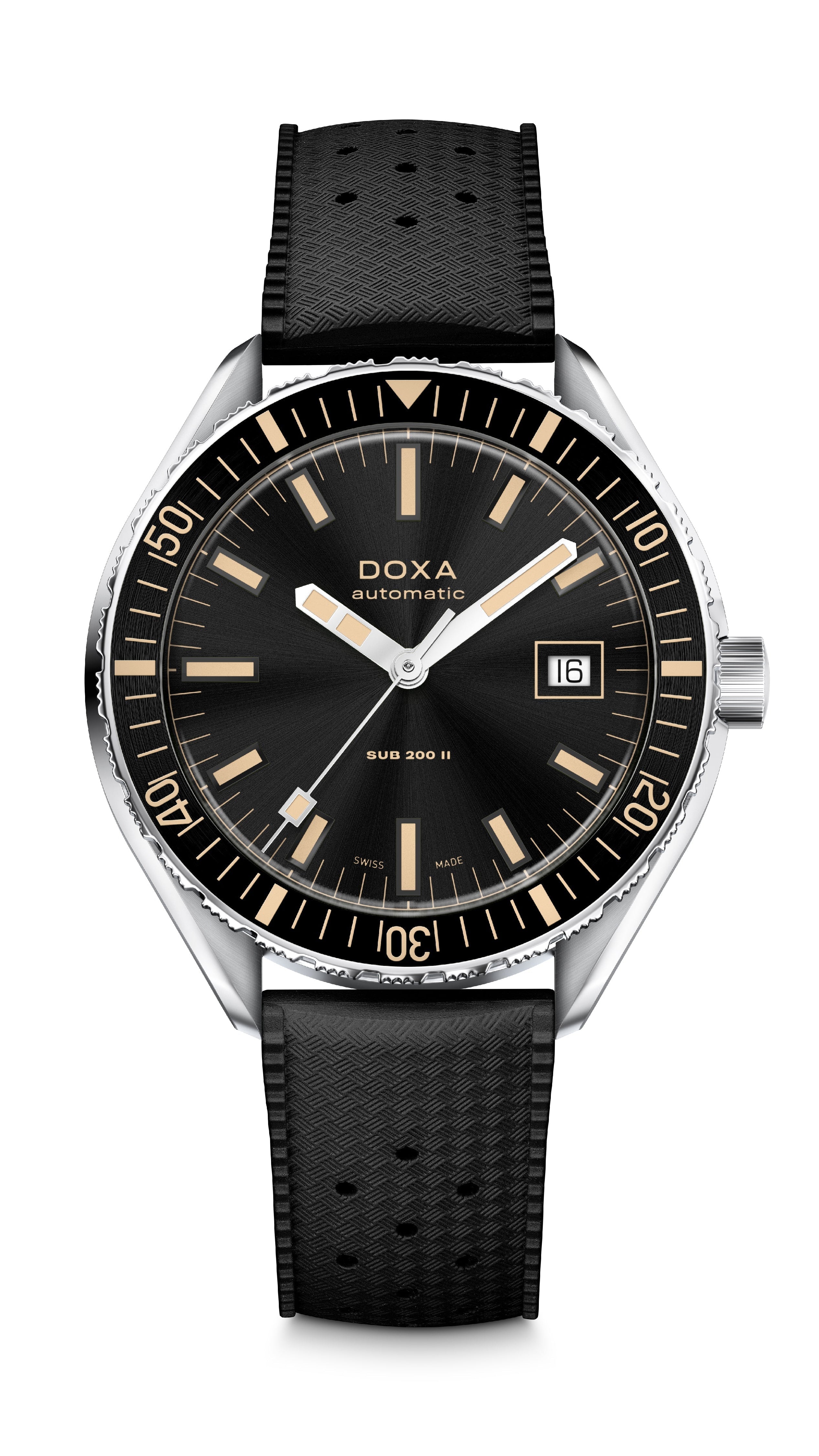 Doxa Sub 200 II Sharkhunter Rubber Watch DXA-328 Image 1