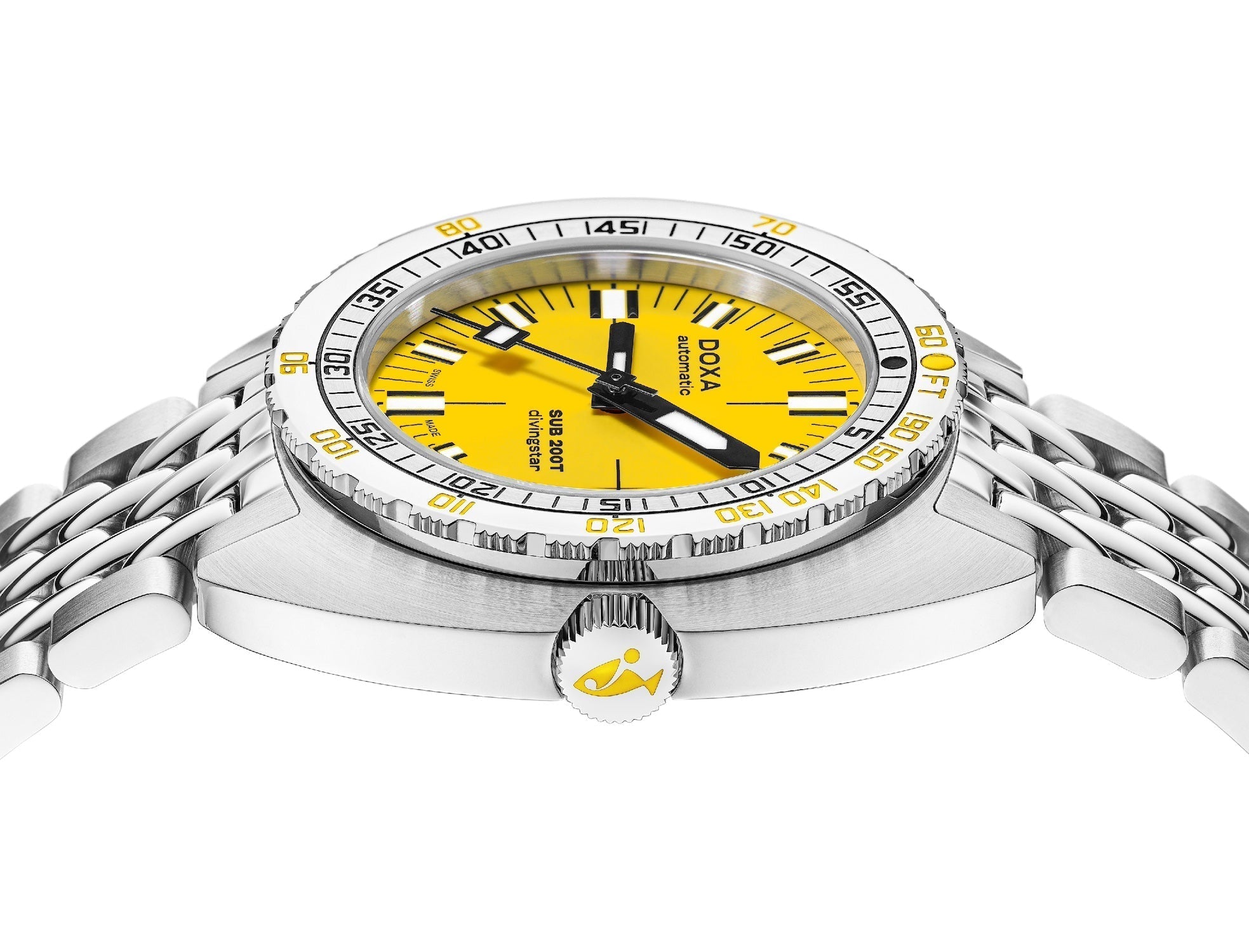 Doxa SUB 200T Divingstar Iconic Bracelet Watch 804.10.361.10 Image 3