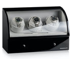 Designhuette Watch Winder Basel 3 Black 70005-25