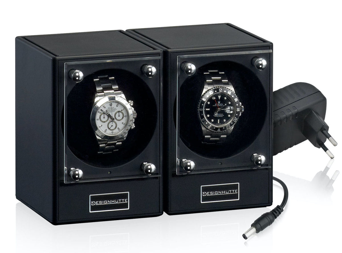 Designhuette Watch Winder Piccolo Starter Kit 2 Black 70005-79