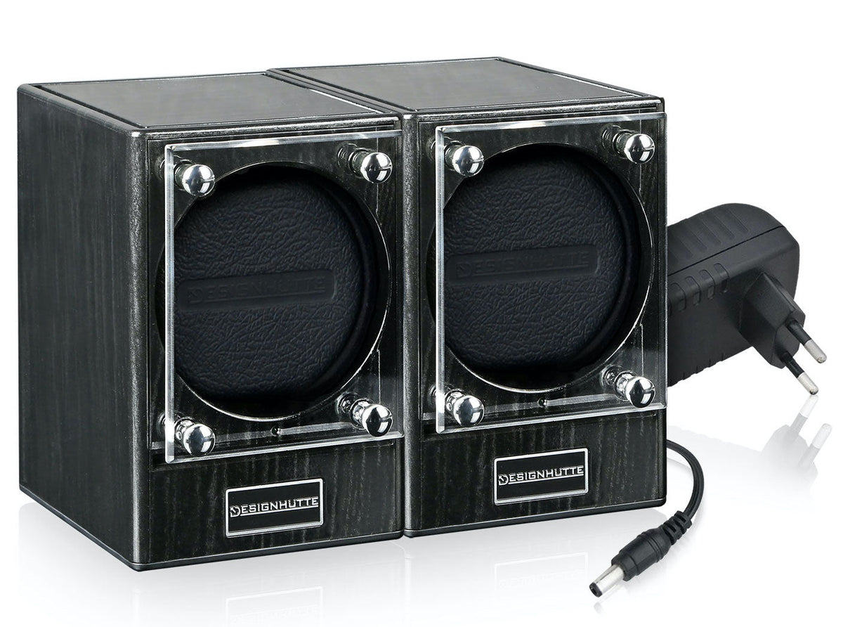 Designhuette Watch Winder Piccolo Starter Kit 2 Dark Ebony 70005-126