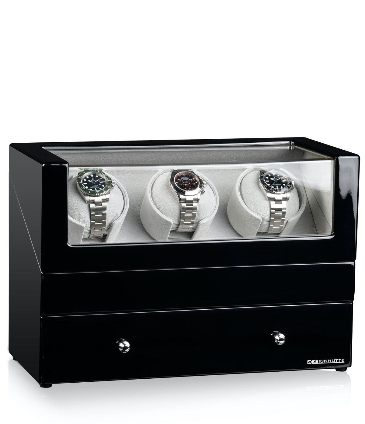 Designhuette Watch Winder San Diego 3 Black 70005-53