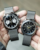 Duckworth Prestex 42 Black Sunburst Mesh Bracelet Watch D550-01-ST Image 5