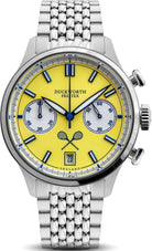 Duckworth Prestex Lostock Yellow 40mm Quartz Chronograph Bracelet Watch D547-09 ST Image 1