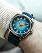Duckworth Prestex Verimatic Blue Fume Blue Suede Watch D891-03-M Image 4
