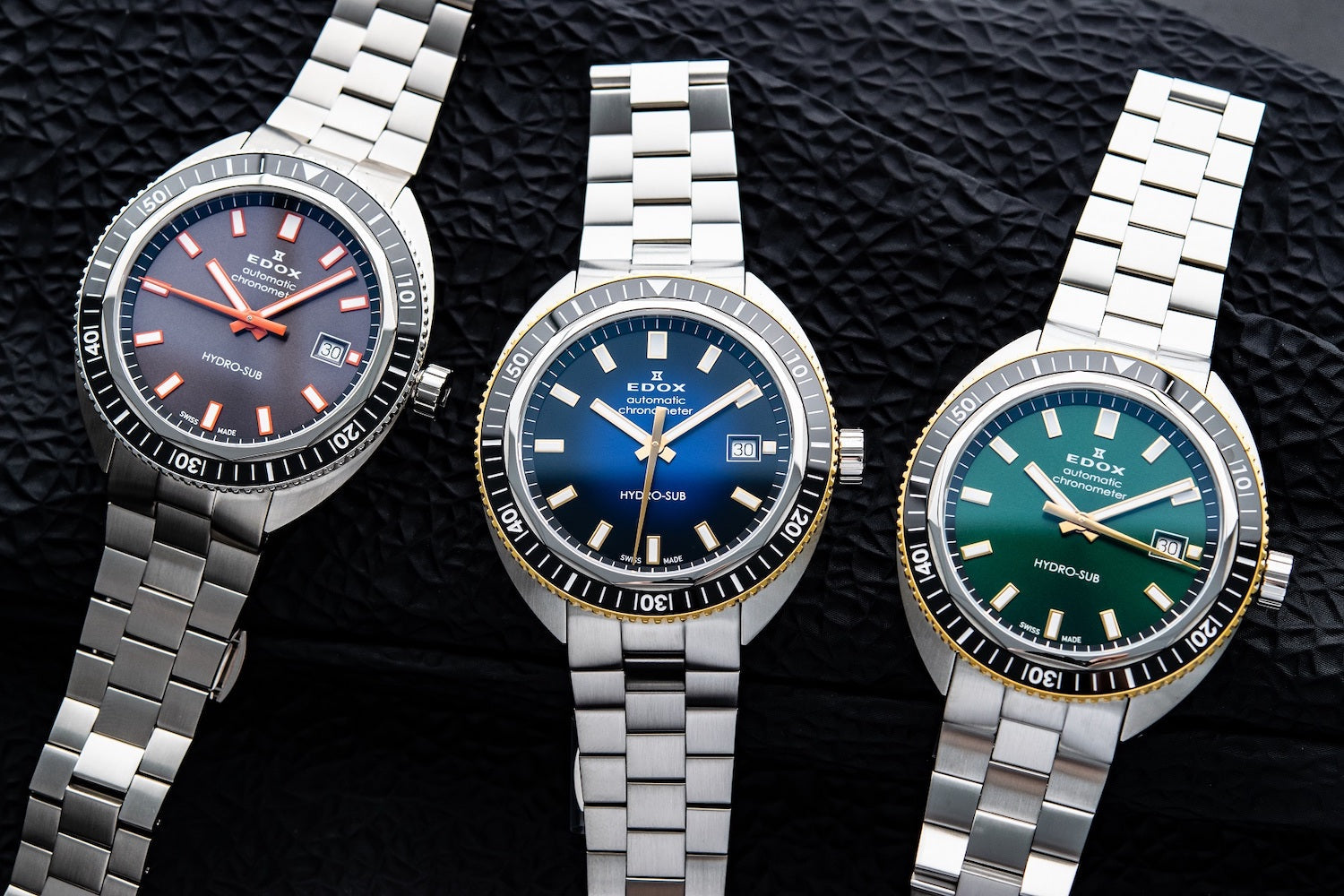 Edox Hydro-Sub Chronometer Watch 80128 357JNM BUDD Image 3