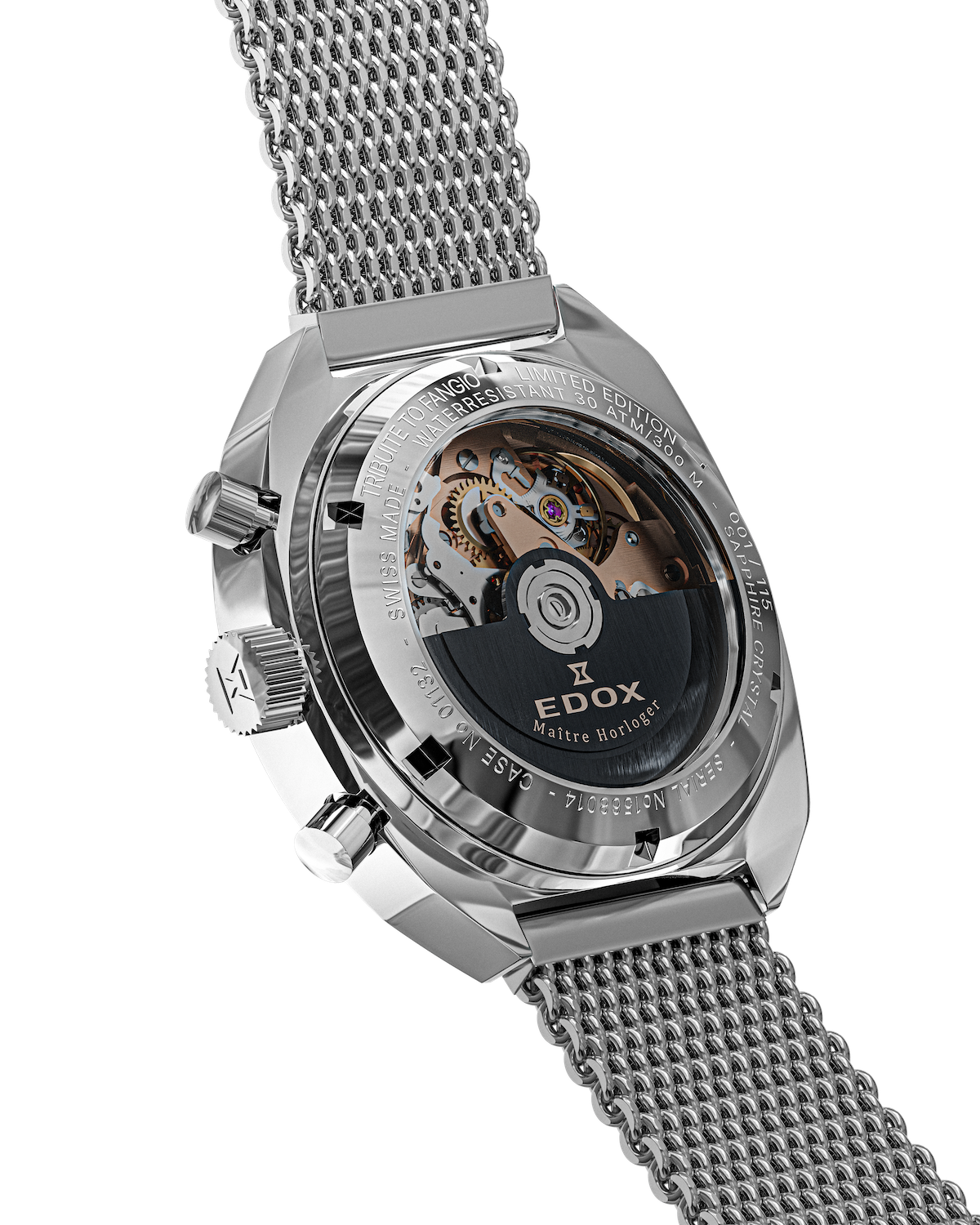Edox Sportsman Fangio Limited Edition Watch 01132 3G BEAN Image 5