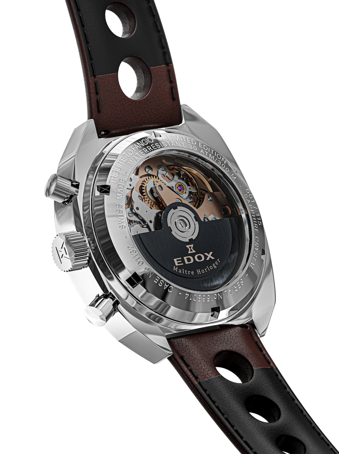 Edox Sportsman Fangio Limited Edition Watch 01132 3G BEAN Image 6