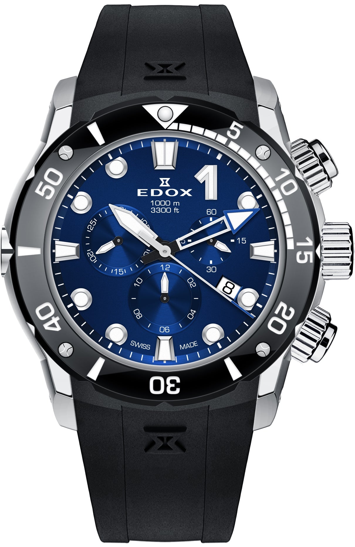 Edox Watch CO-1 Chrono Quartz 10242 TIN BUIN