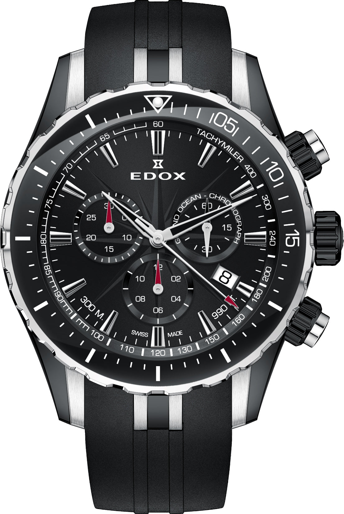 Edox Watch Grand Ocean Quartz Chrono 10248 357N NIN