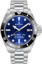 Edox Watch Skydiver 70s Automatic 3 Hands 80115 3N1M BUIN