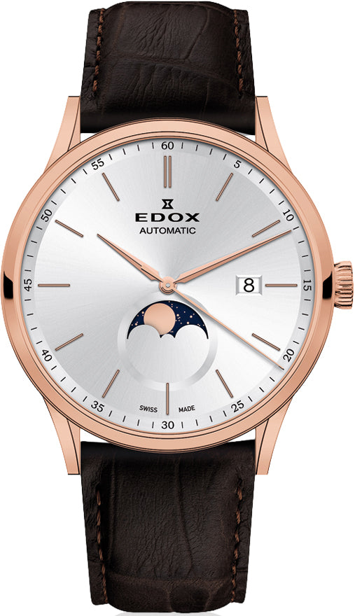 Edox Watch Les Vauberts Moon Phase 80500 37R AIR