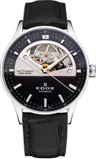 Edox Watch Les Vauberts Open Heart Automatic 85019 3N NIN