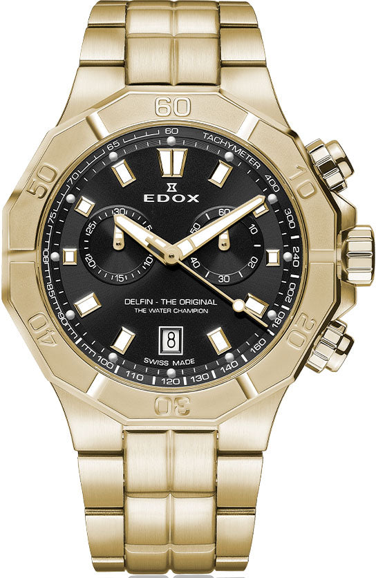 Edox Watch Delfin The Original Chronograph 10113 37JM NID
