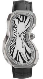 Exaequo Polyhedron 925 Silver Melting White Dial Watch EX0101.0002
