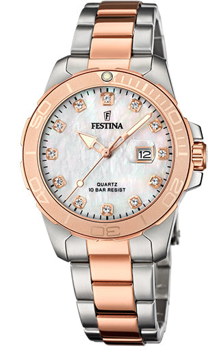 Festina Watch Three Hands Date Ladies F20505/1