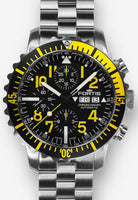 Fortis Watch Marinemaster Yellow Chronograph 671.24.14 M
