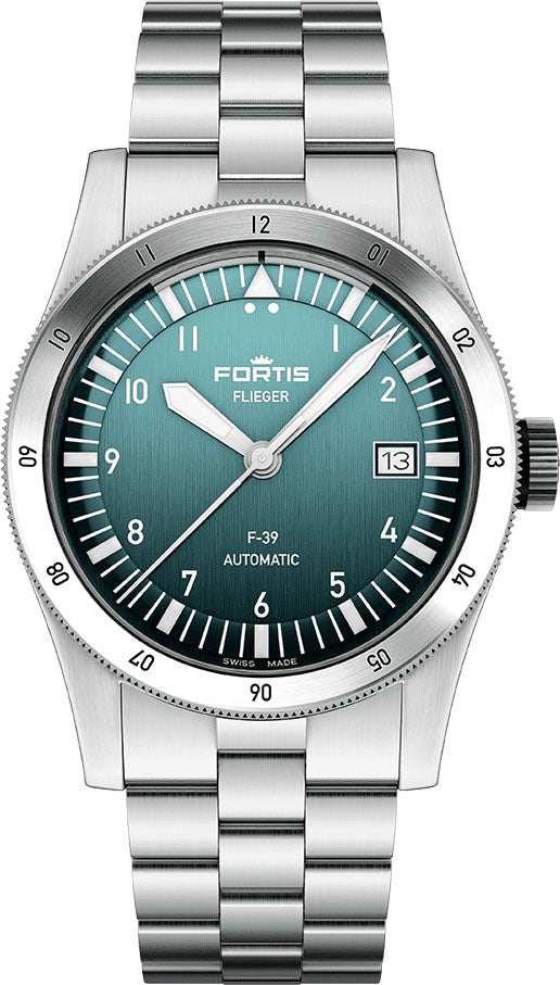 Fortis Watch Flieger F-39 Automatic Petrol F4220019