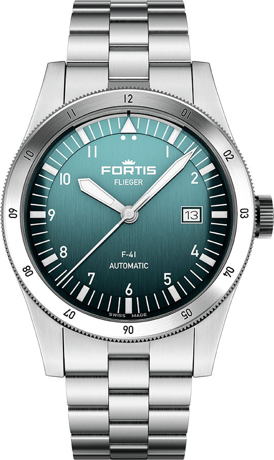 Fortis Watch Flieger F-41 Automatic Petrol F4220021