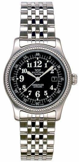 Glycine Observer Black D 3782.MB