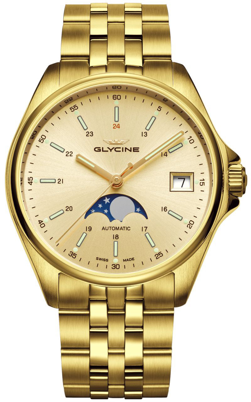 Glycine Watch Combat Classic Moon Phase GL0247