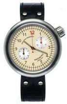 Giuliano Mazzuoli Manometro Chronograph Ivory Dial MC02N Black Strap