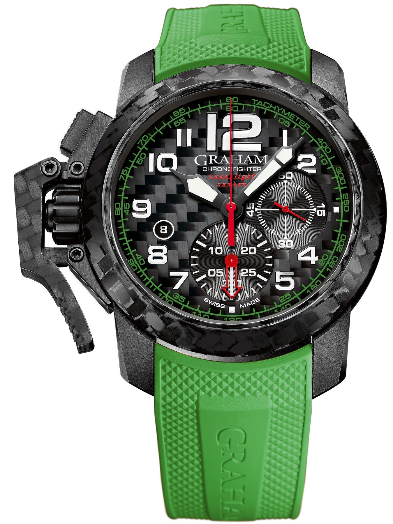 Graham Watch Chronofighter Oversize Superlight Carbon 2CCBK.G06A