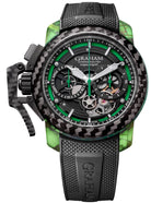 Graham Chronofighter Superlight Carbon Strip Skeleton Green Watch 2CCCK.G01A Image 1