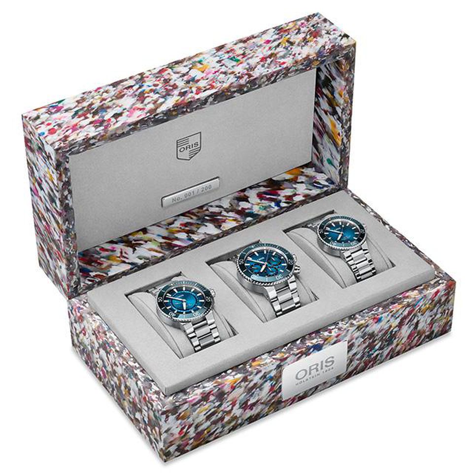 Oris Watch Save The Ocean Trilogy Of Watches Set Limited Edition 01 771 7743 4185-Trilogy Set