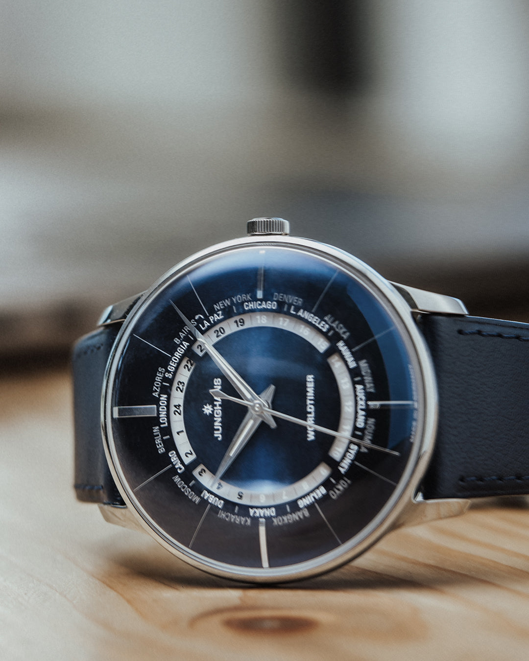 Junghans Meister Worldtimer Watch 27/3010-01 Image 3