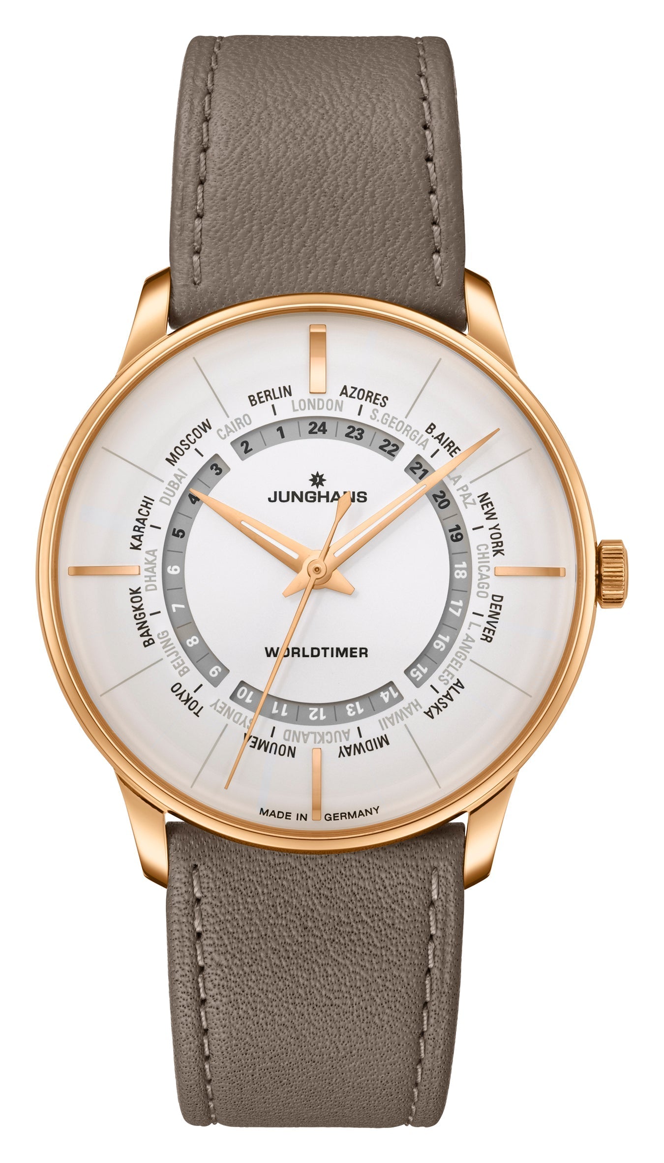 Junghans Meister Worldtimer Watch 27/5012-01 Image 1