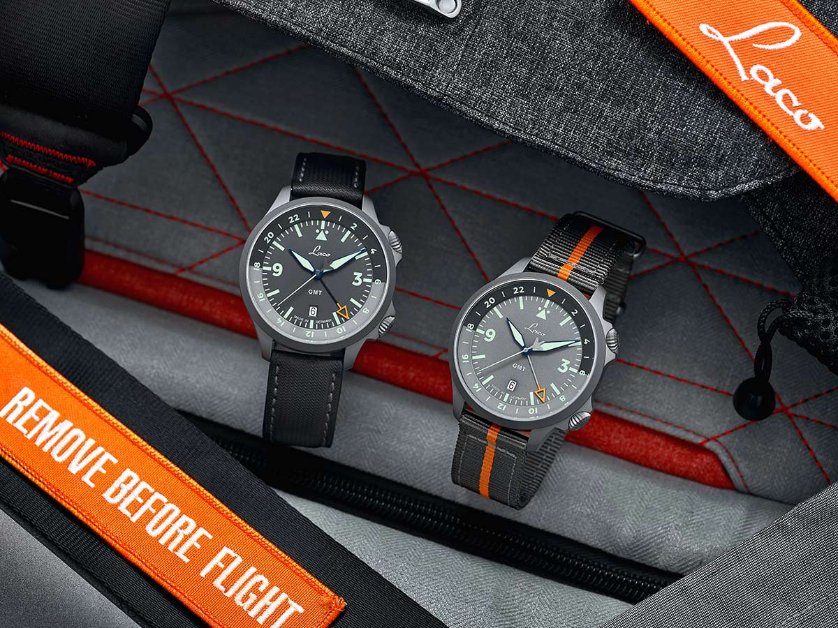 Laco Watch Pilot Frankfurt GMT Grau 862121 Image 4