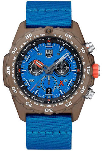 Luminox Watch Bear Grylls Master #TIDE 3740 Series Ocean Blue Black XB.3743.ECO