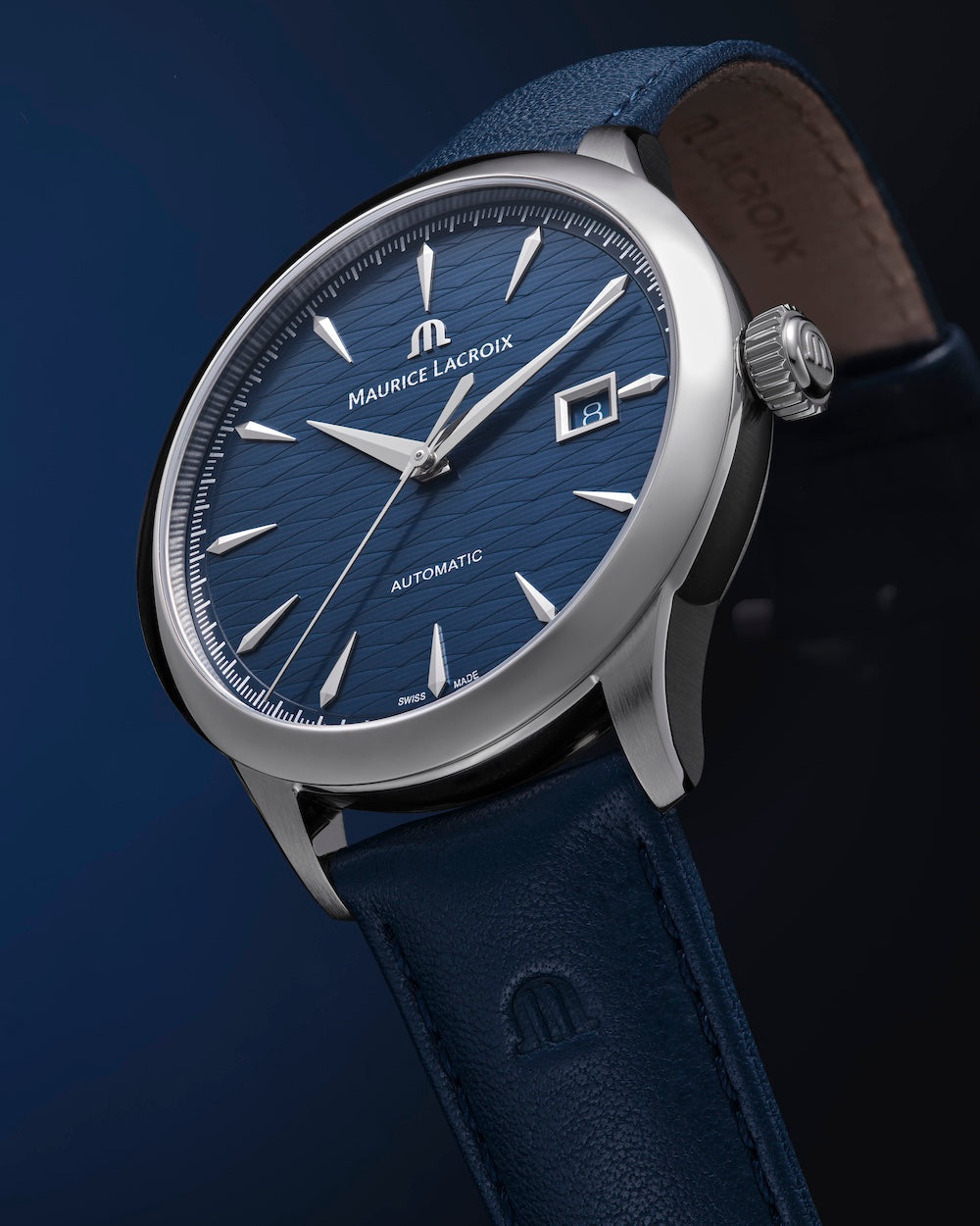 Maurice Lacroix 1975 Automatic Blue Limited Edition Watch 756108-SS001-430-4 Image 3