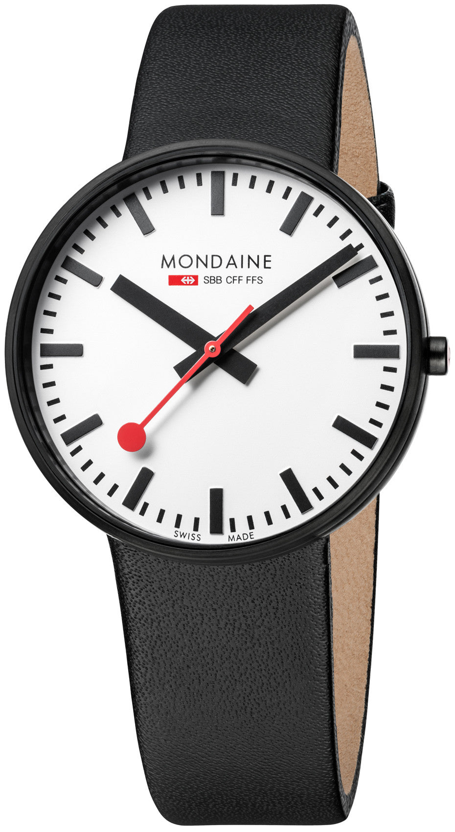 Mondaine Watch SBB Giant Black White A660.30328.61SBB