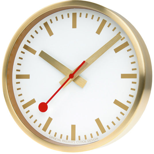 Pure Edition Aluminium Brushed Gold A990.CLOCK.17SBG