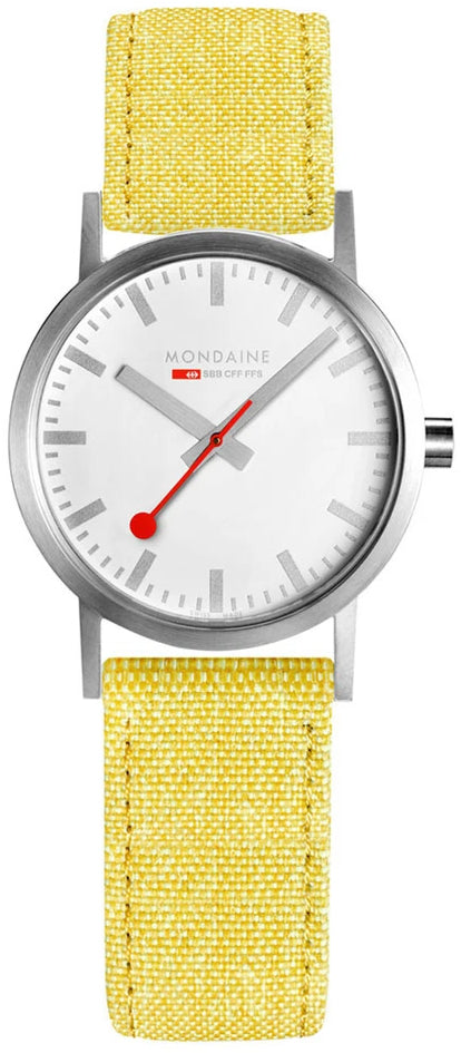 Mondaine Watch Classic 30mm Modern Yellow A658.30323.17SB