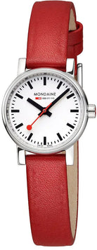 Mondaine Watch Evo2 26mm Grape Leather MSE.26110.LCV