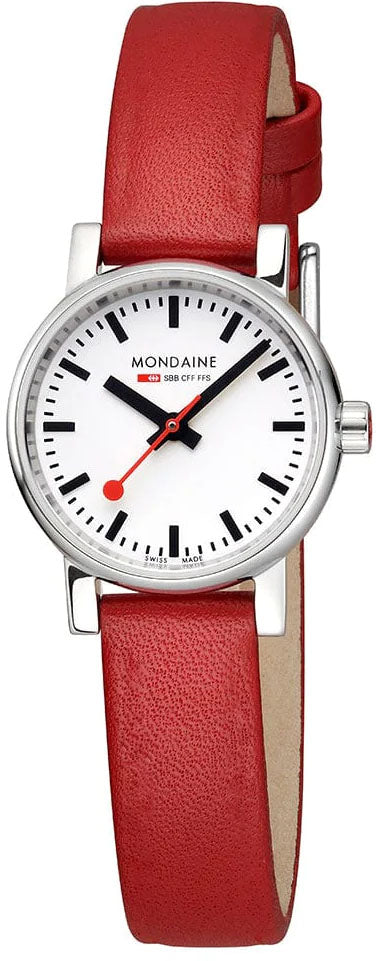 Mondaine Watch Evo2 26mm Grape Leather MSE.26110.LCV