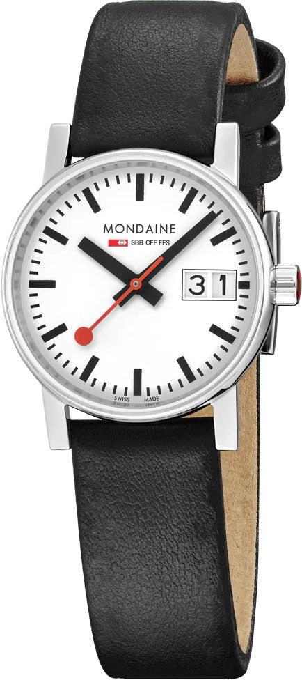 Mondaine Watch Evo2 30mm Grape Leather MSE.30210.LBV