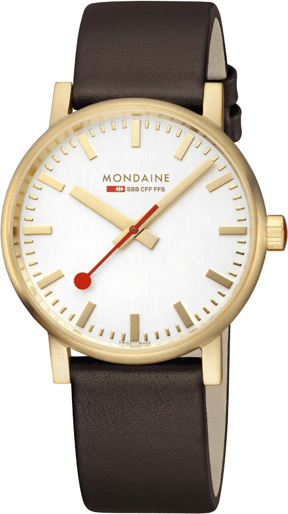 Mondaine Watch Evo2 40mm Grape Leather  MSE.40112.LGV